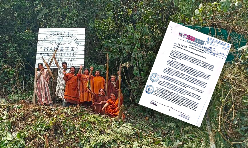 ¿Por qué se declaró improcedente el pedido de reconocimiento de la comunidad Maniti en el territorio ashaninka de la cuenca Ene?