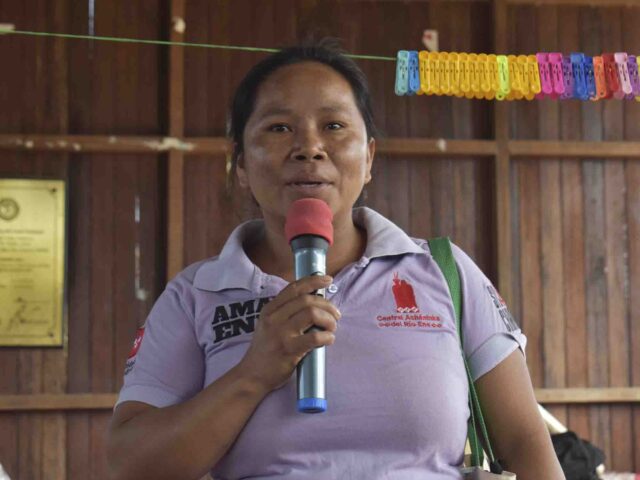 Florinda Yomiquiri: lideresa asháninka que impulsa la participación de las mujeres del Ene